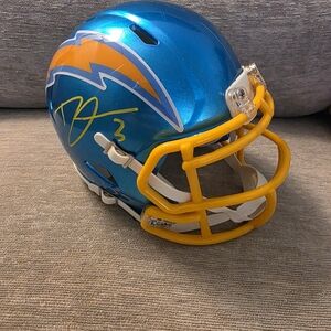 Derwin James Signed Los Angeles Chargers Flash Alternate Speed Mini Helmet
